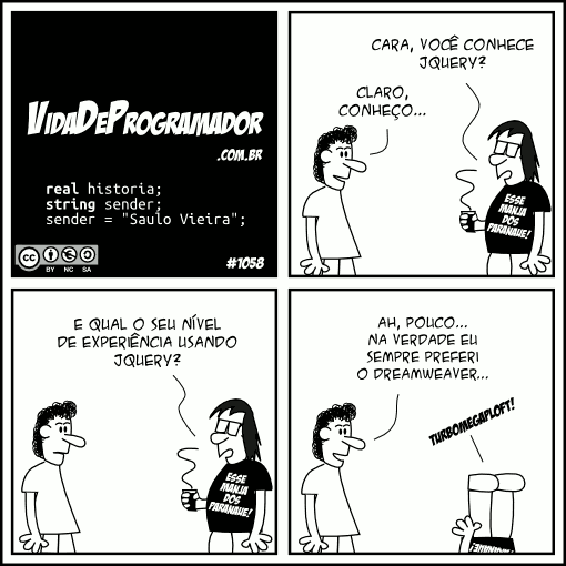 Tirinha Vida de Programador